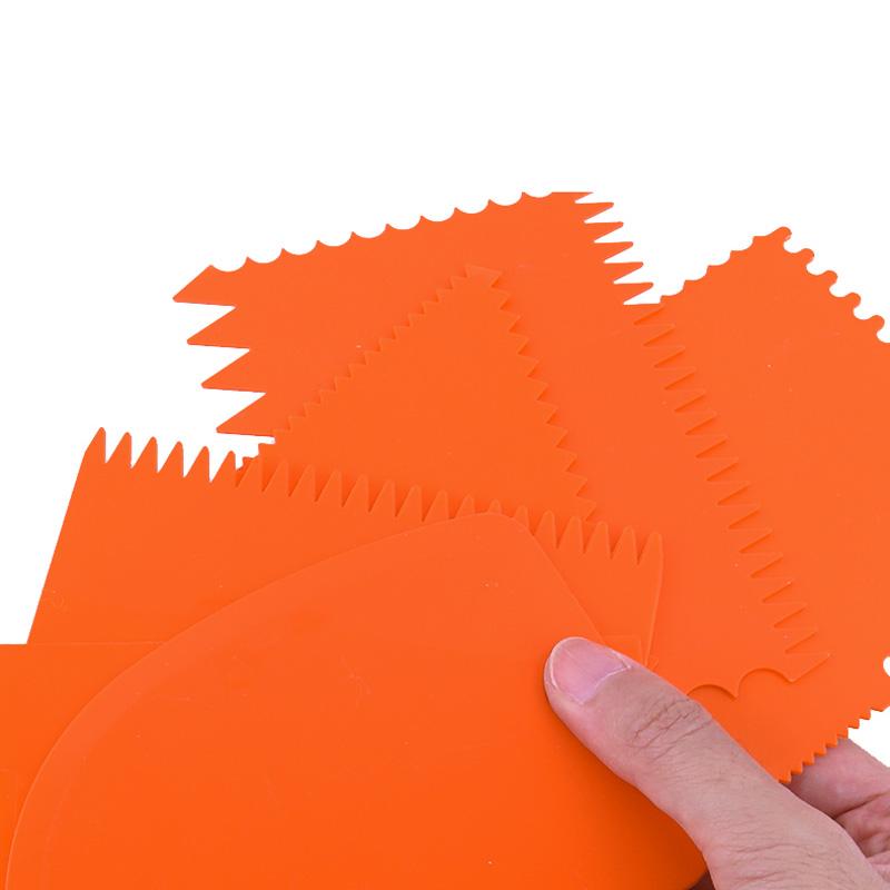 Cake Scraper Edge Decorating Set (6 PCs) | Bowlift