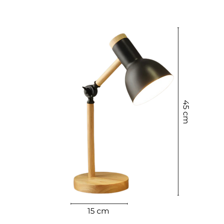 BowLift | Adjustable Macaron LED Table Lamp Made of Wood