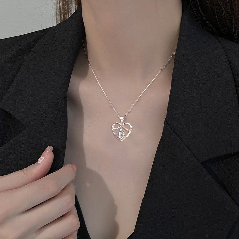 BowLift | Love You Forever Heart Necklace