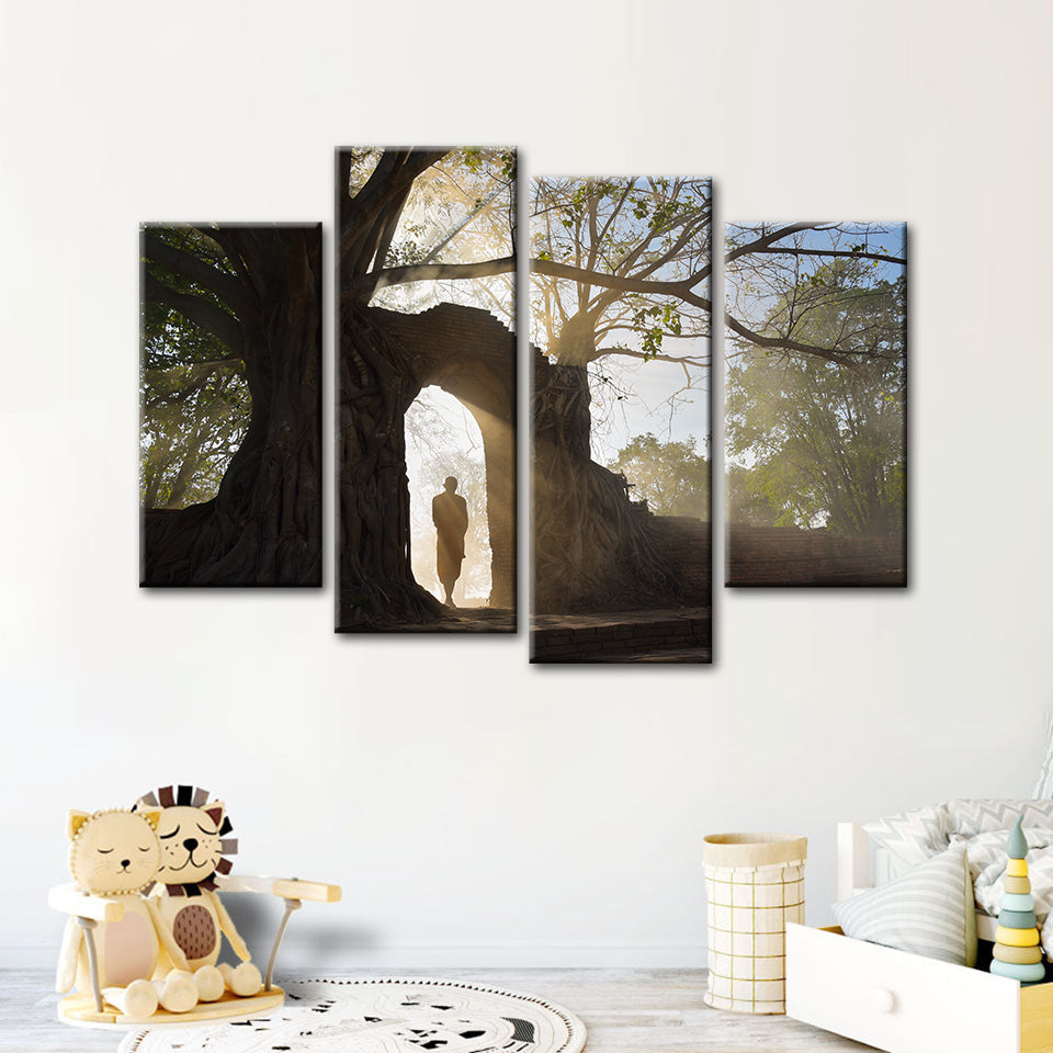 Under The Arch 4 Piece - Canvas Wall Art Painting | Bowlift