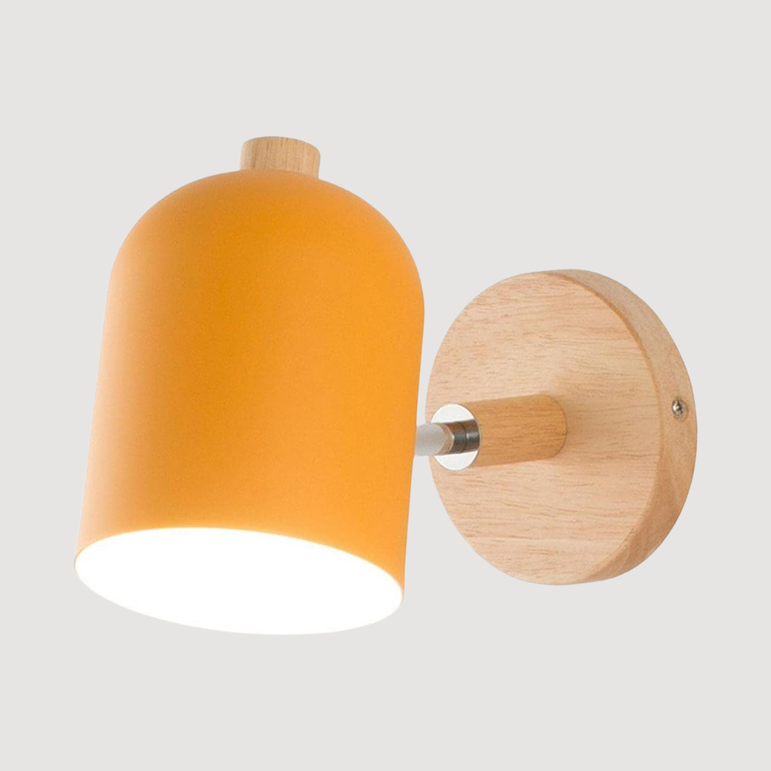 BowLift | Scandinavian Wooden Wall Lamp