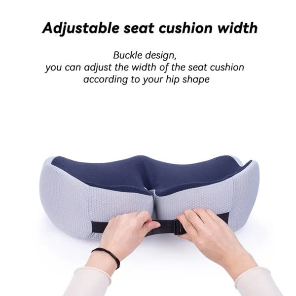 BowLift | Adjustable Memory Foam Sit Bone Relief Seat Cushion