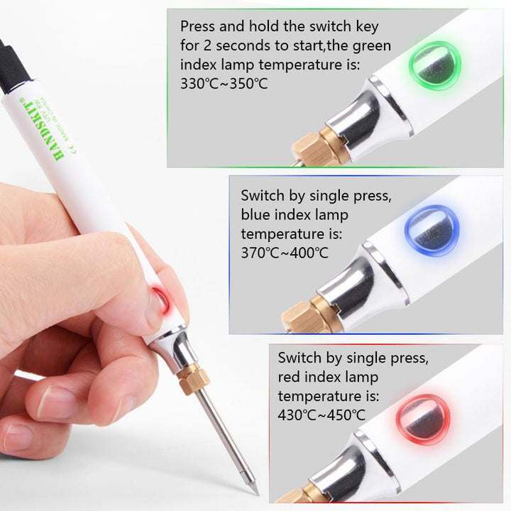 BowLift | USB portable electric soldering iron set