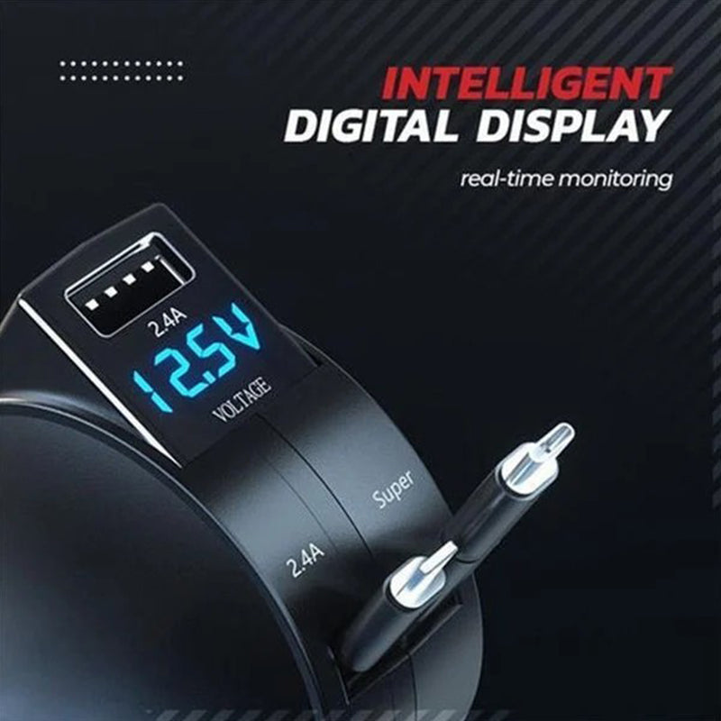 BowLift | 3-in-1 Fast Car Charger