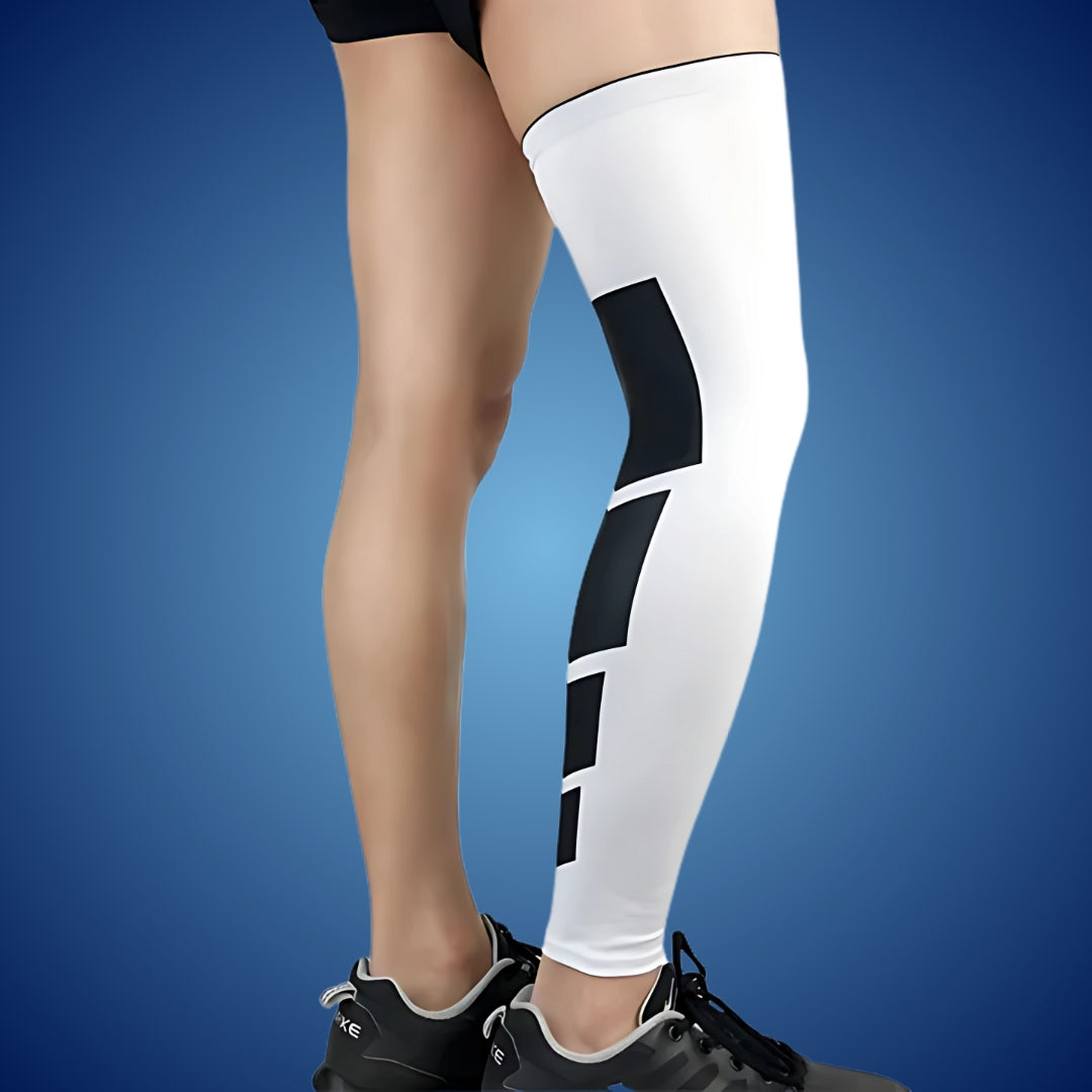 LegVital Full-Leg Compression Sleeve for Optimized Blood Circulation, Muscle Support, and Fast Recovery for Athletes and Versatile Use Bowlift