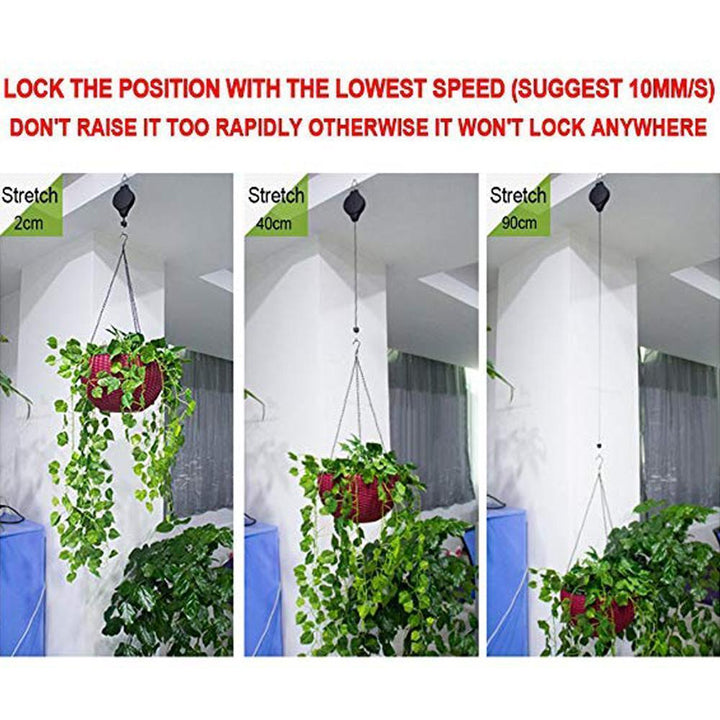 BowLift | Telescopic Hook for Garden Baskets Pots, Birdhouse