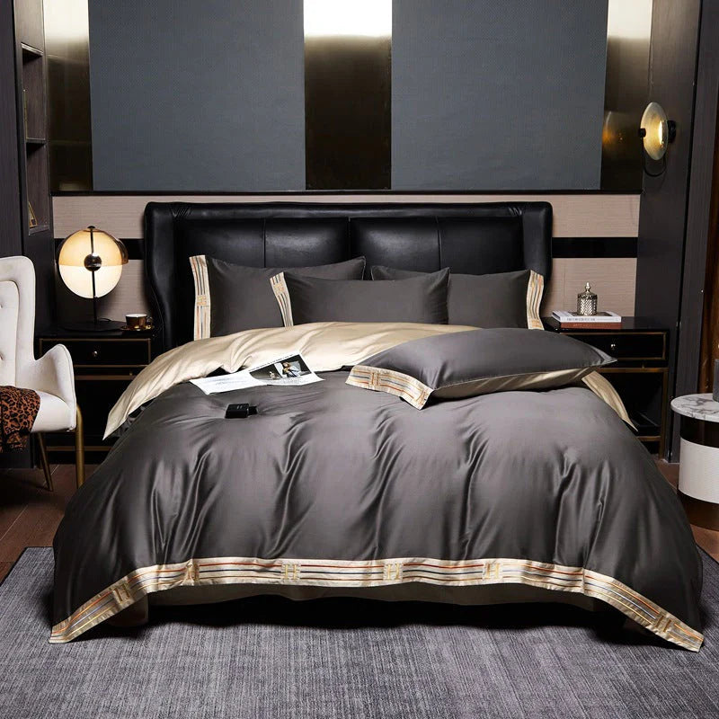 BowLift | Luxury Satin Bedding 4-Piece Set - OpulenceSleep