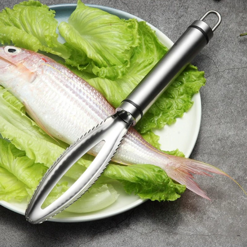 BowLift | Stainless Steel Fish Scales Scraper