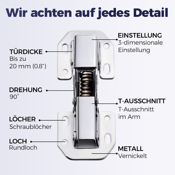 BowLift | EasyHinge Seamless Cabinet Function