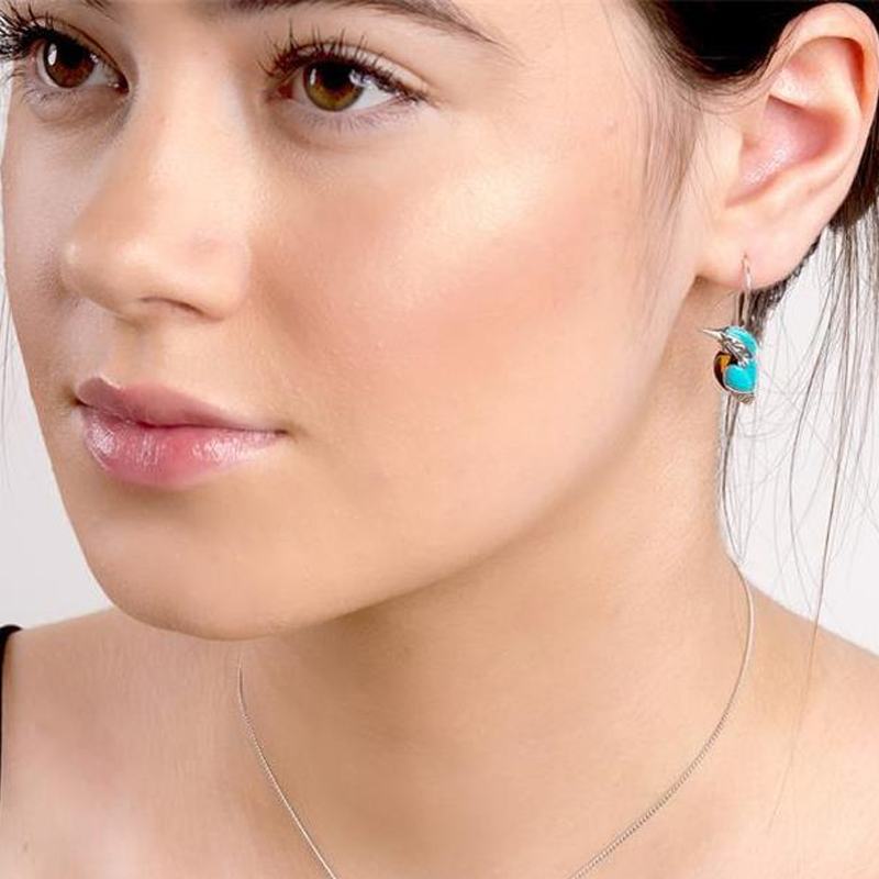 BowLift | Vintage Turquoise Bird Earrings