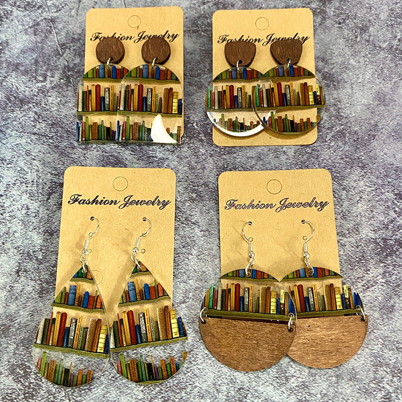 BowLift | Beech Earrings / Earrings for Book Lovers