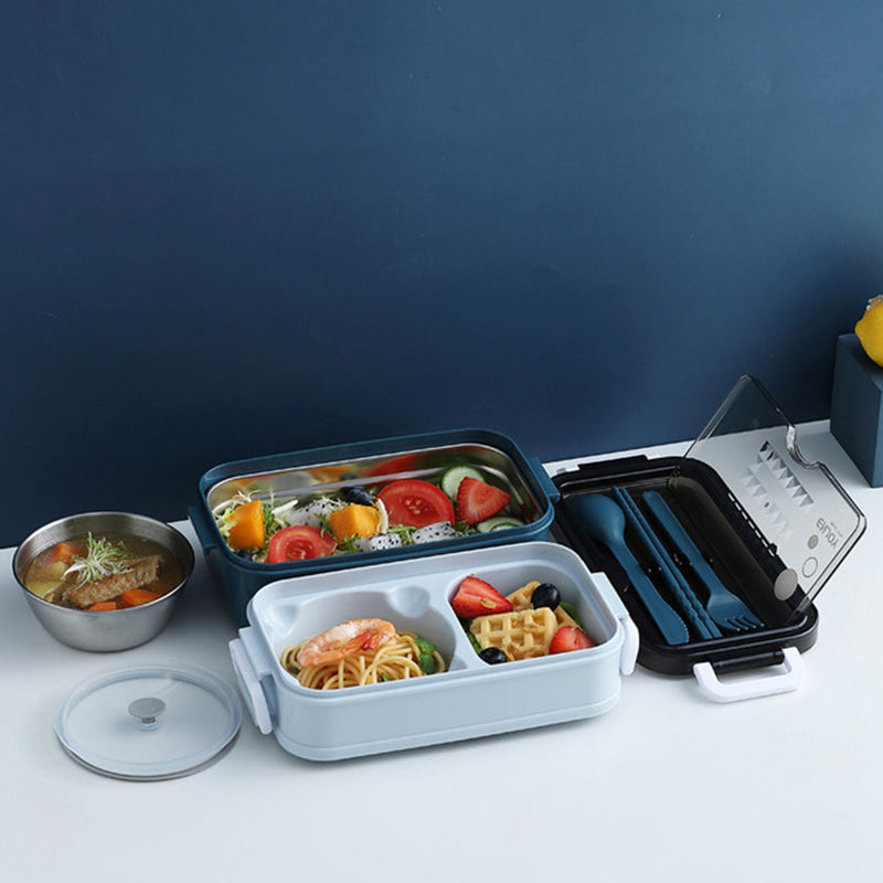 Portable Three Stackable Lunch Box | Bowlift