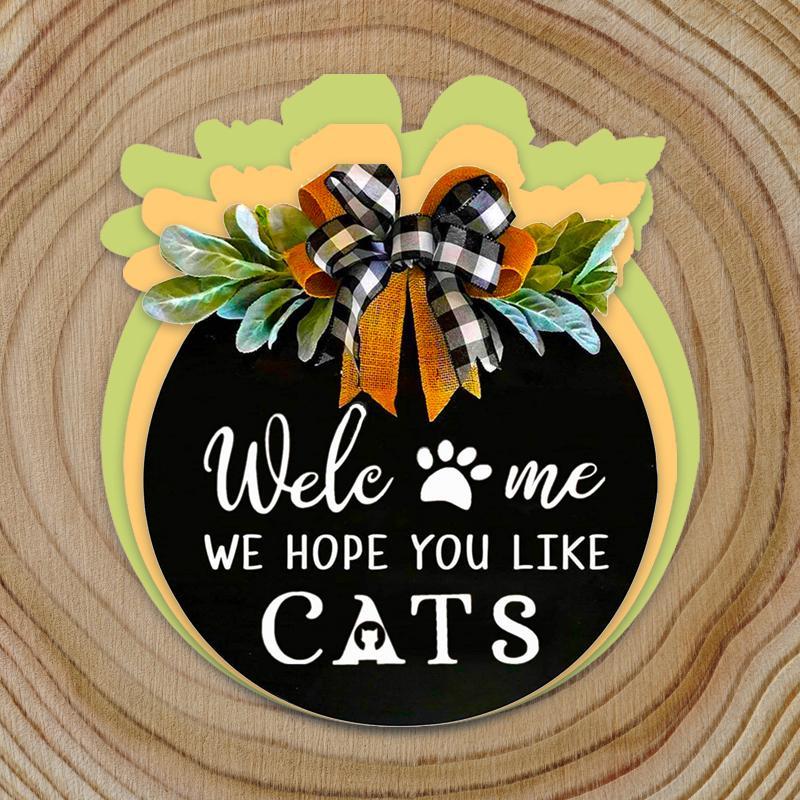 Wood Welcome Sign with Animals | Bowlift