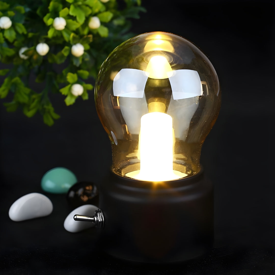 Portable Retro Table Lamp - LumiRetro | Bowlift