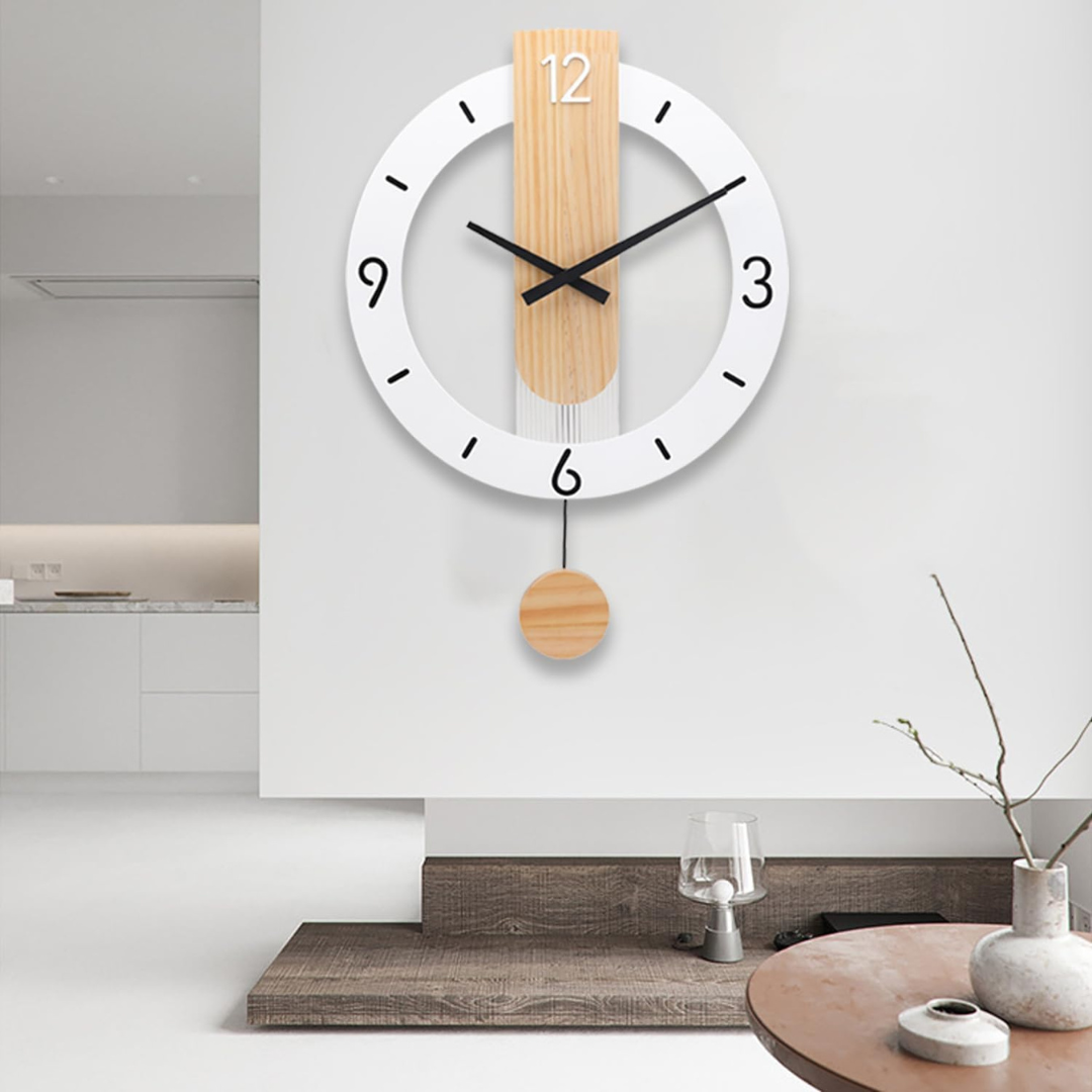 BowLift | Elegant Large Clock for Living Room