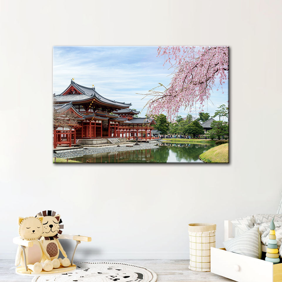 Gorgeous Cherry Blossom - Canvas Wall Art Painting | Bowlift