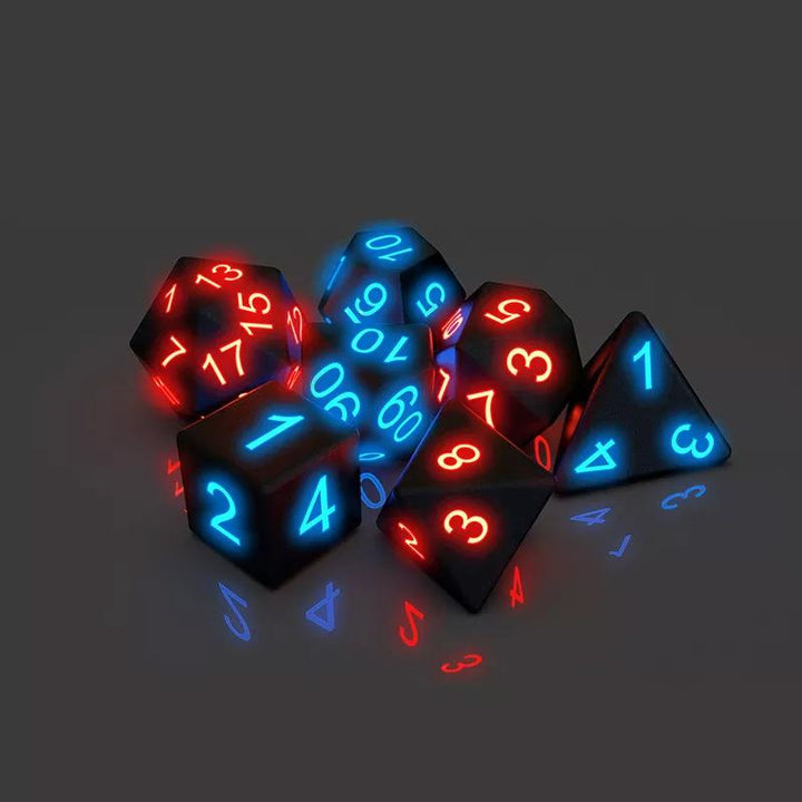 BowLift | Polyhedral Glowing Dice Set (7 pcs)