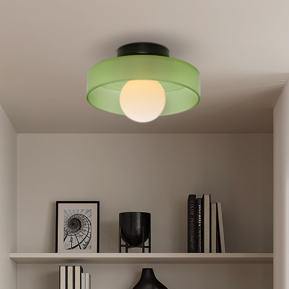 BowLift | LED Round Flush Mount Ceiling Light Fixture - Modern Energy-Efficient Lighting for Contemporary Home Décor & Low Ceilings