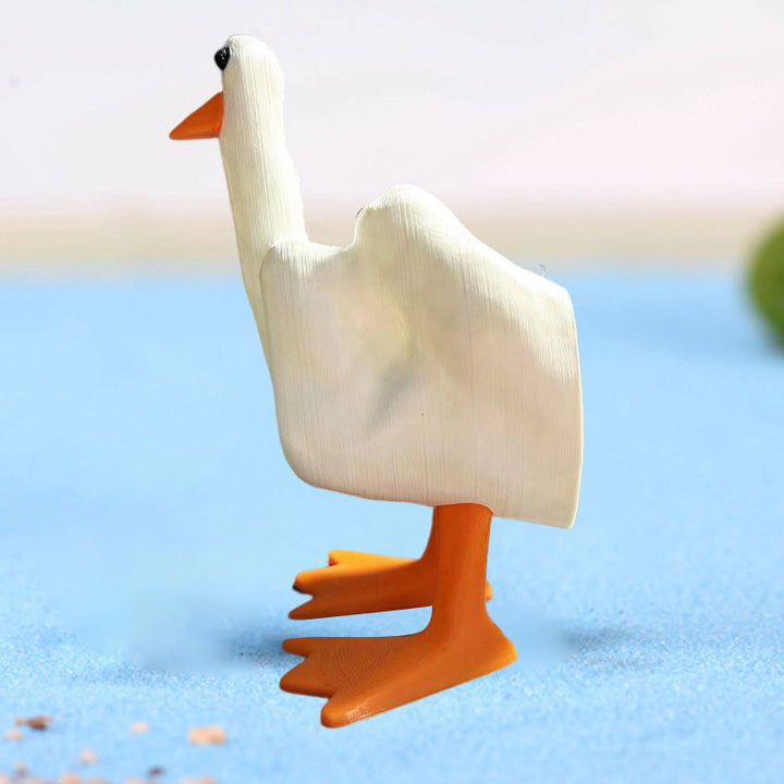 BowLift | Duck ornament in the shape of the middle finger