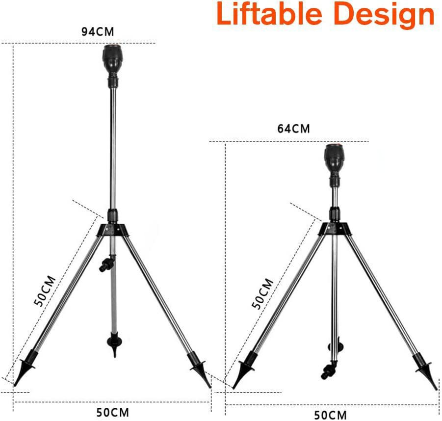 BowLift | Automatic Rotating Garden Sprinkler with Retractable Tripod for the Garden