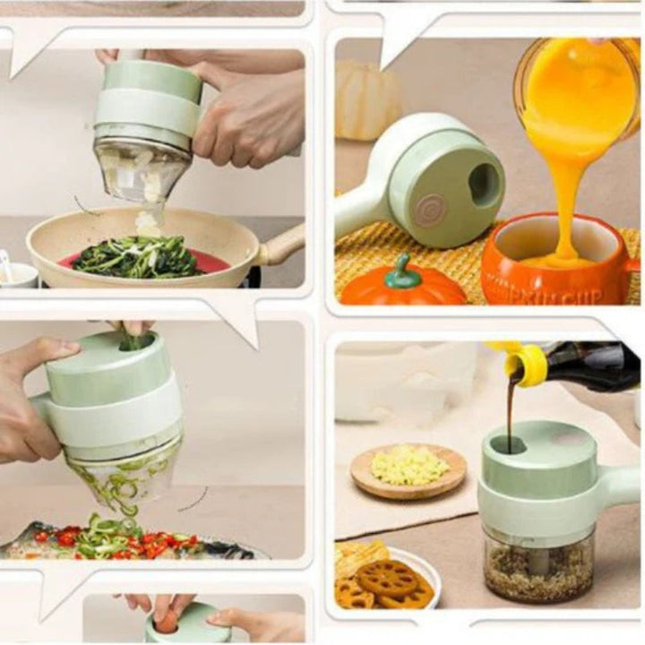 4-in-1 manual kitchen preparation maker Bowlift