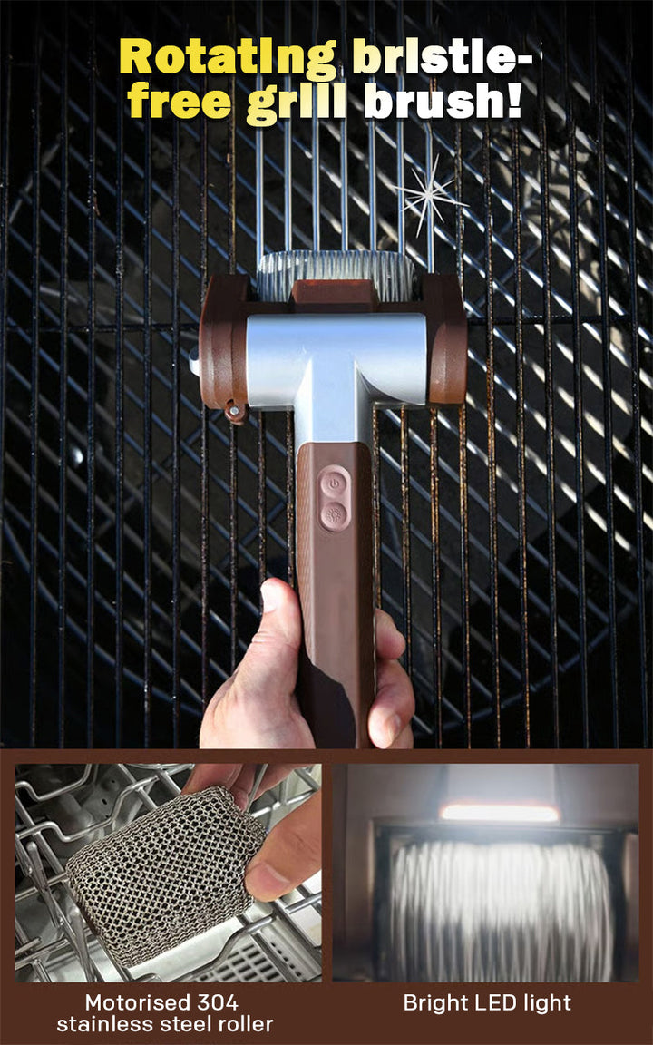 BowLift | Stainless Steel Grill Cleaning Brush
