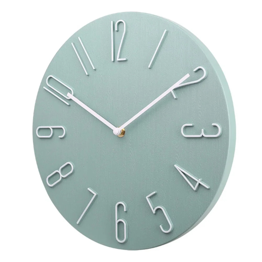 BowLift | Wall clock with colorful motif and elegant finish