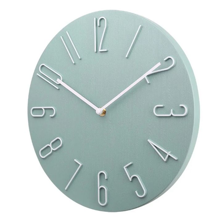 BowLift | Wall clock with colorful motif and elegant finish