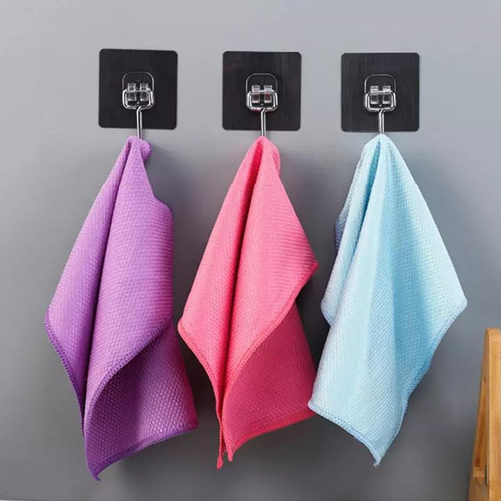 BowLift | Fish Scale Microfiber Polishing Cleaning Cloth 5 Pcs