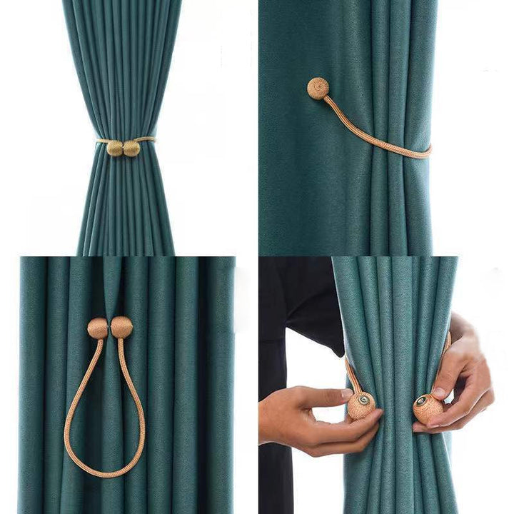 BowLift | Curtain tiebacks with magnetic curtain clasp