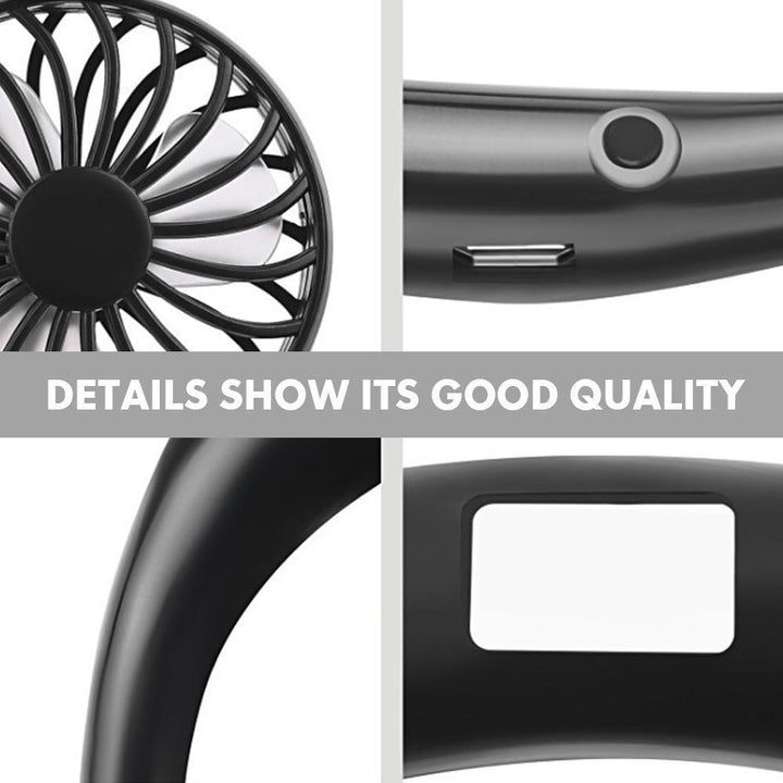 Rechargeable Mini Neck Fans | Bowlift