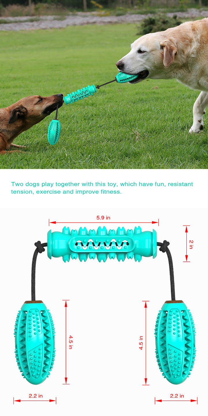 Dog Serrated Chew Toy / Dumbbell Style B / For Dogs