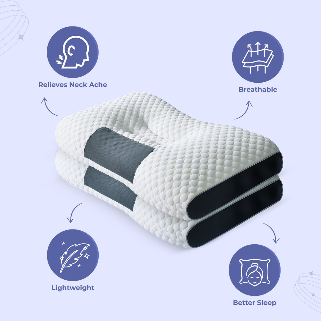 Ergonomic Neck Support Pillow Bowlift