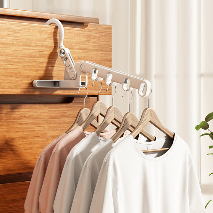 Portable foldable travel clothes hanger | Bowlift