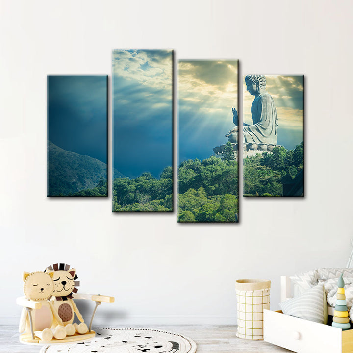Secret Sky 4 Piece - Canvas Wall Art Painting | Bowlift