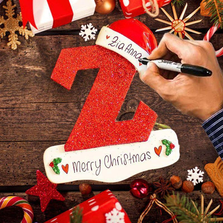 BowLift | Personalized Christmas 24 Letters Ornaments