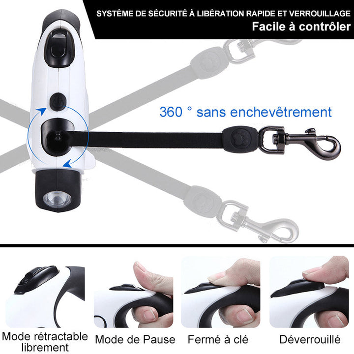 LED Leash for Pets retractable | Bowlift