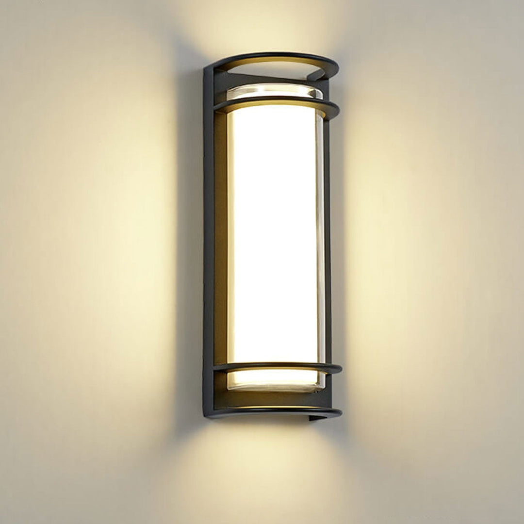 Modern Outdoor Column Waterproof LED Garden Wall Sconce Lamp | Bowlift