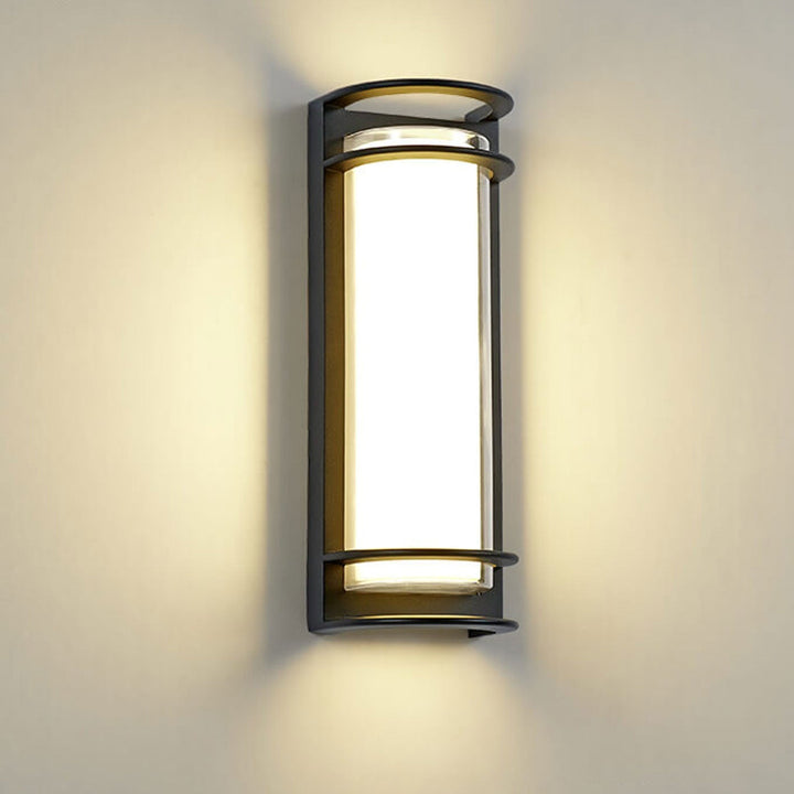 Modern Outdoor Column Waterproof LED Garden Wall Sconce Lamp | Bowlift
