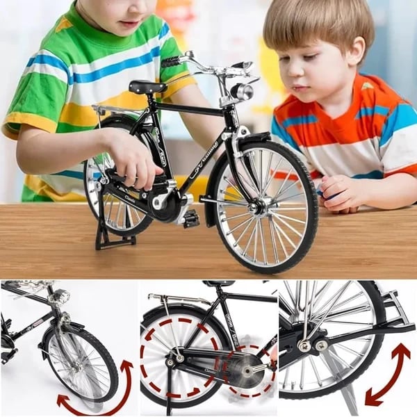 BowLift | Vintage Model Bicycle made of Alloy – DIY Miniature Decoration Set