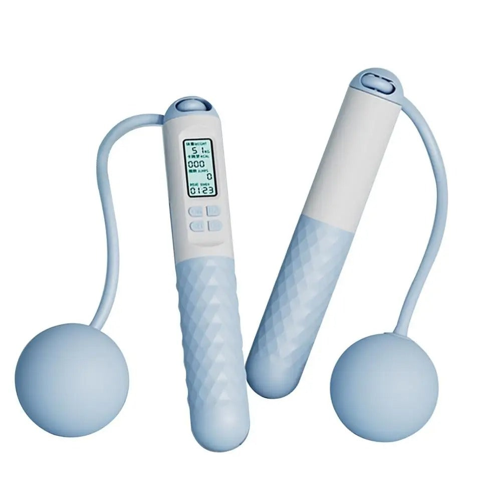 BowLift | Weighted Cordless Jump Rope with Counter | Ergonomic, Tangle-Free Design for Home Workouts and Cardio Training