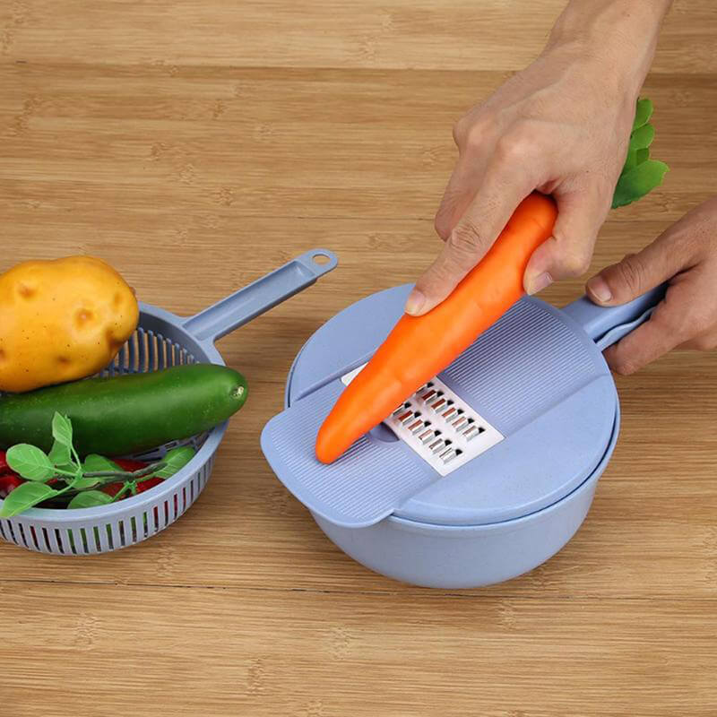 SliceMaster 12-in-1 Vegetable Slicer — Transforms your kitchen into a sparkling clean cooking paradise full of moments of enjoyment | Bowlift