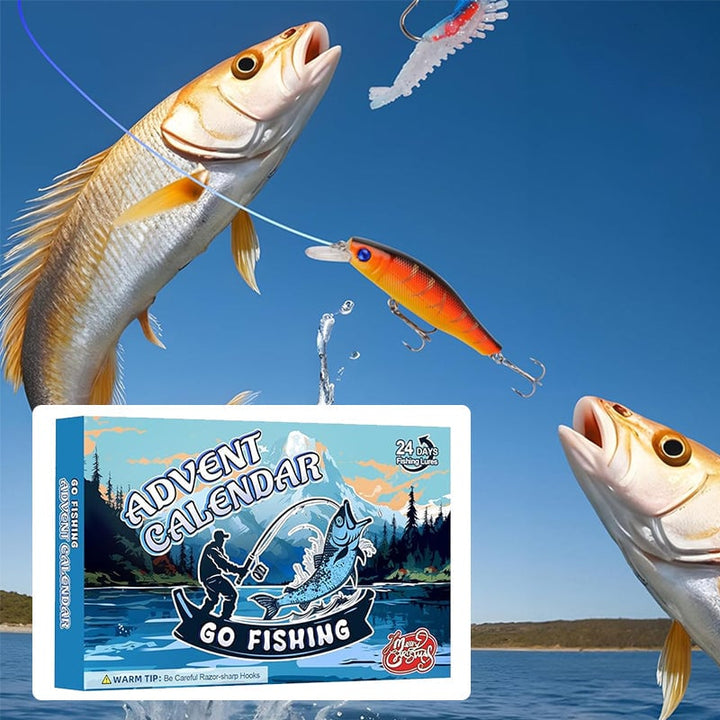 BowLift | 24 Days Christmas Countdown Fish Tackle Set