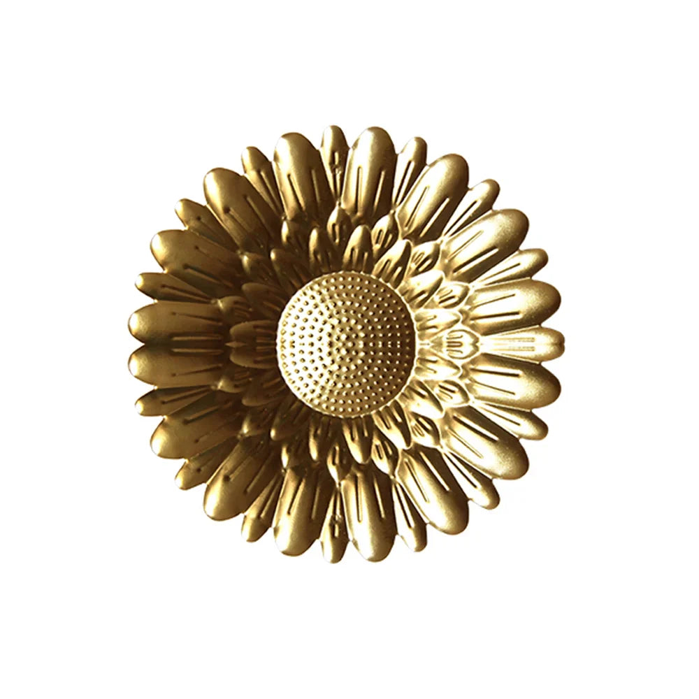 BowLift | Elegant Round Gold Metal Wall Hanging Decoration