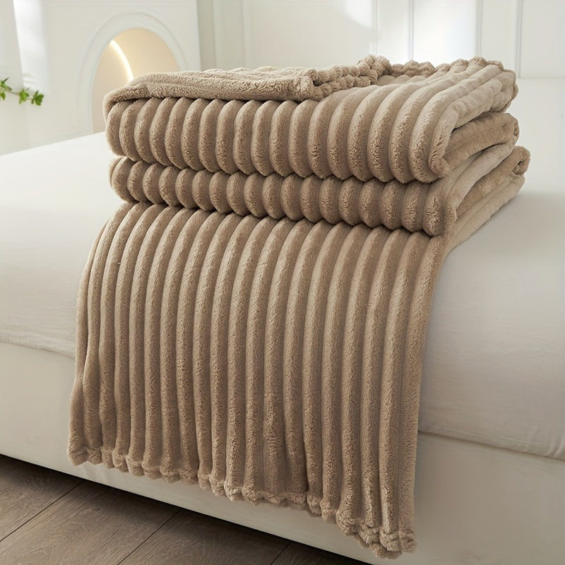 BowLift | Soft Plush Blanket with Rib Pattern