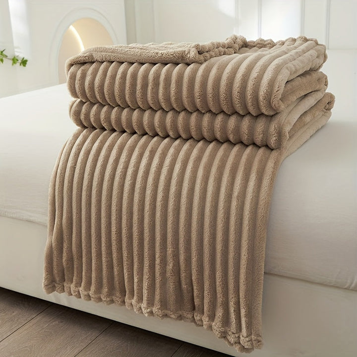 BowLift | Soft Plush Blanket with Rib Pattern