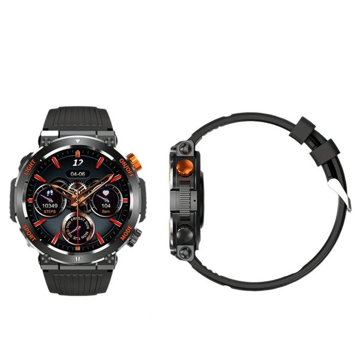 Jack - Waterproof Smartwatch with LED Flashlight and Sleep Monitor Bowlift