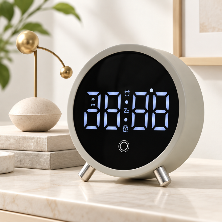 Digital Minimalist LED Alarm Clock Bowlift