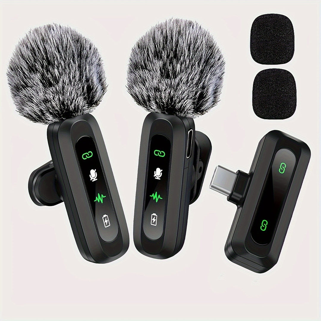 BowLift | SoundSnap Wireless Clip Microphone – USB-C Microphone for Smartphone and Tablet