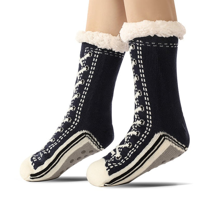 BowLift | Ultra-thick Cashmere Slipper Home Socks